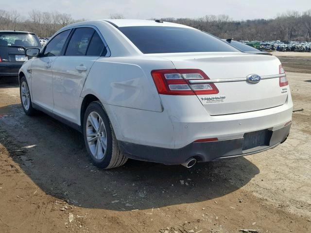 1FAHP2E86DG140663 - 2013 FORD TAURUS SEL WHITE photo 3