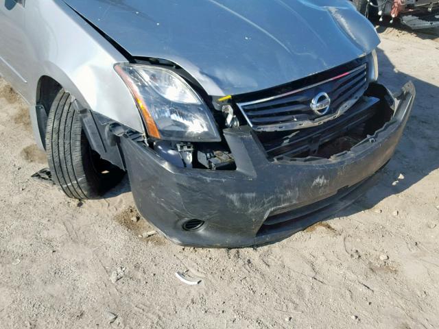 3N1AB6AP8AL646634 - 2010 NISSAN SENTRA 2.0 GRAY photo 9