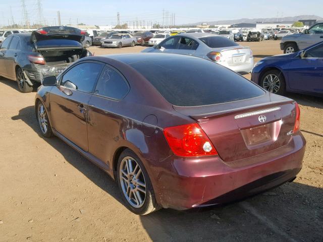 JTKDE167750003247 - 2005 TOYOTA SCION TC მუქწითელი ფოტო 3