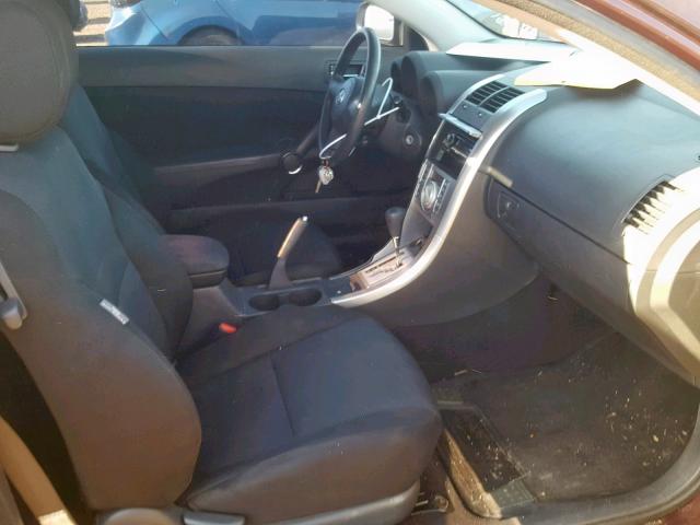 JTKDE167750003247 - 2005 TOYOTA SCION TC მუქწითელი ფოტო 5