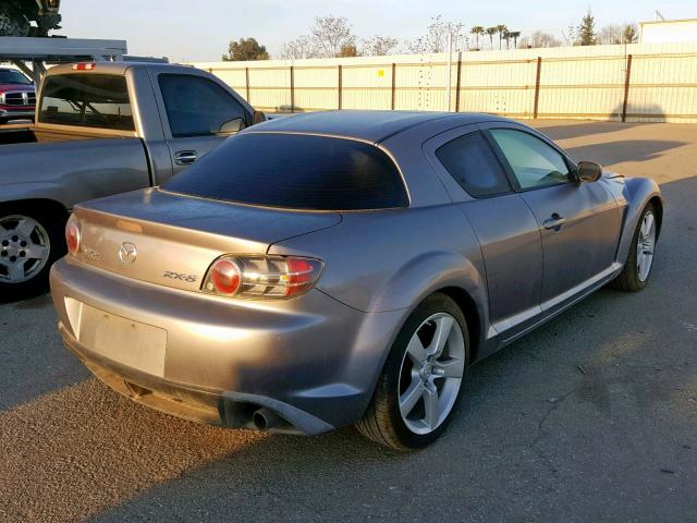 JM1FE17NX40134894 - 2004 MAZDA RX8 GRAY photo 4