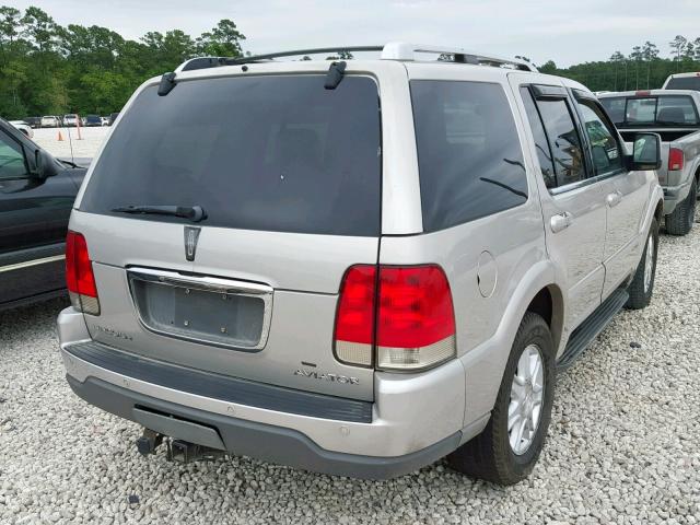 5LMEU68H14ZJ40379 - 2004 LINCOLN AVIATOR 银色 照片 4