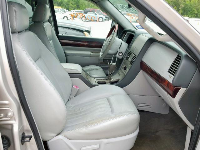 5LMEU68H14ZJ40379 - 2004 LINCOLN AVIATOR 银色 照片 5