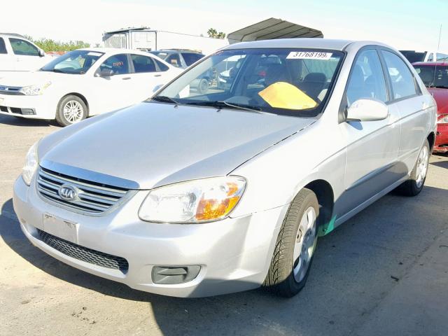 KNAFE122085527287 - 2008 KIA SPECTRA EX SILVER photo 2