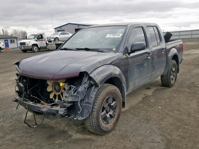 1N6AD0EV5AC409914 - 2010 NISSAN FRONTIER C BLACK photo 2