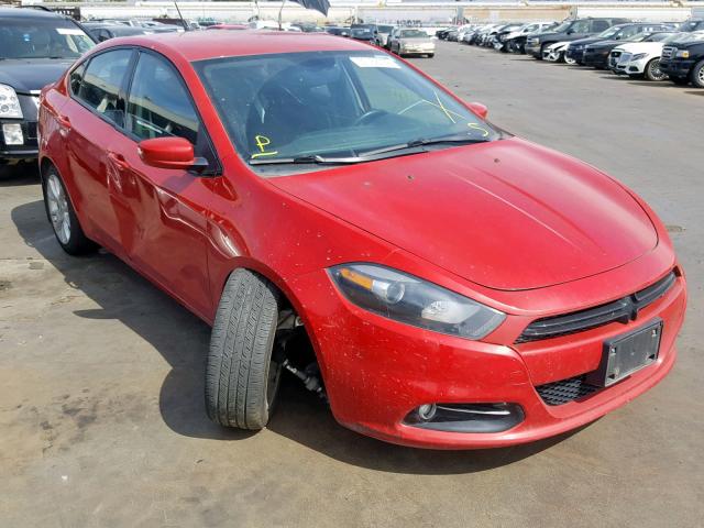 1C3CDFBA8DD289450 - 2013 DODGE DART SXT RED photo 1