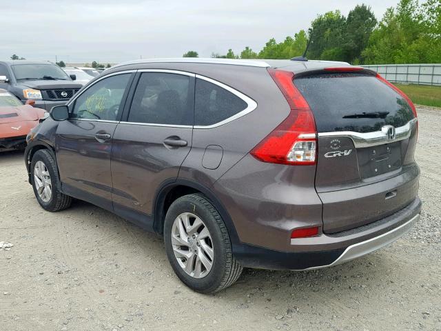 2HKRM3H79GH535338 - 2016 HONDA CR-V EXL SILVER photo 3