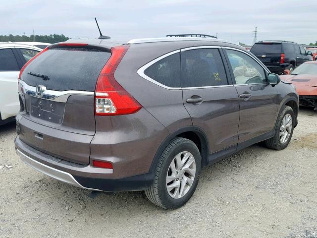 2HKRM3H79GH535338 - 2016 HONDA CR-V EXL SILVER photo 4