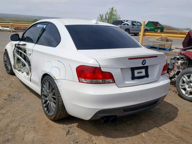 WBAUC9C5XBVM10862 - 2011 BMW 135 I WHITE photo 3