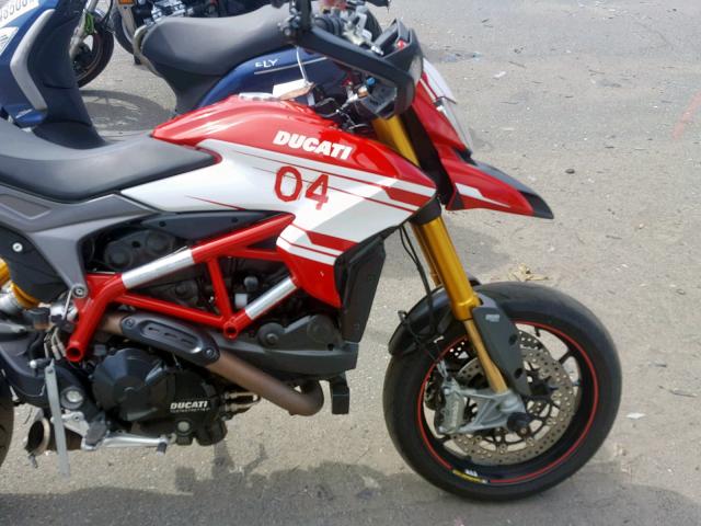 ZDM1YBJSXJB013440 - 2018 DUCATI HYPERMOTAR RED photo 5