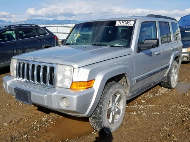 1J8HG48K08C173225 - 2008 JEEP COMMANDER ვერცხლისფერი ფოტო 2