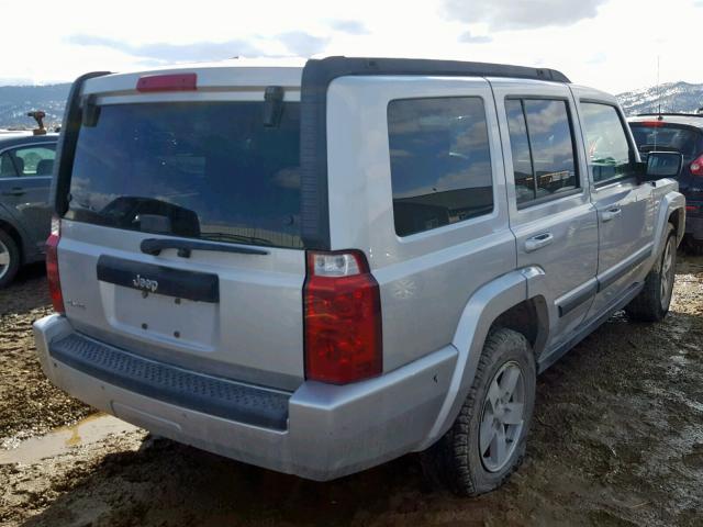 1J8HG48K08C173225 - 2008 JEEP COMMANDER ვერცხლისფერი ფოტო 4