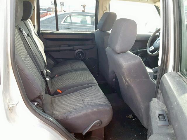 1J8HG48K08C173225 - 2008 JEEP COMMANDER ვერცხლისფერი ფოტო 6