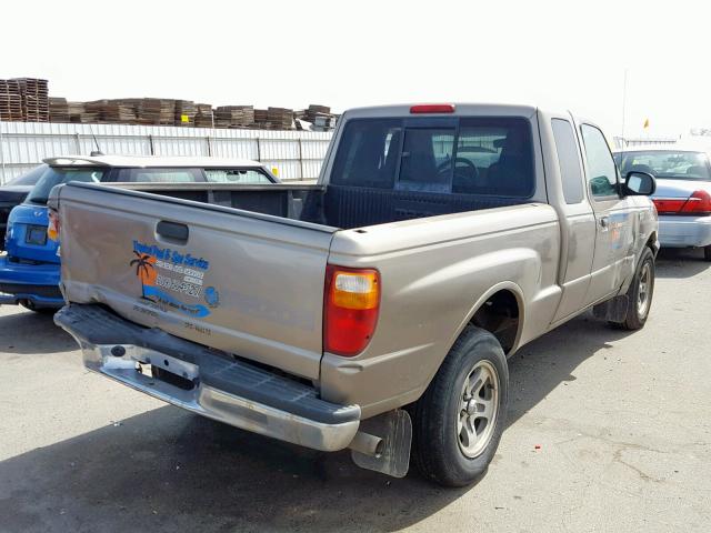 4F4YR46U44TM06451 - 2004 MAZDA B3000 CAB TAN photo 4