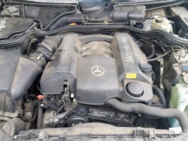 WDBJF65J0YB054369 - 2000 MERCEDES-BENZ E 320 BLACK photo 7