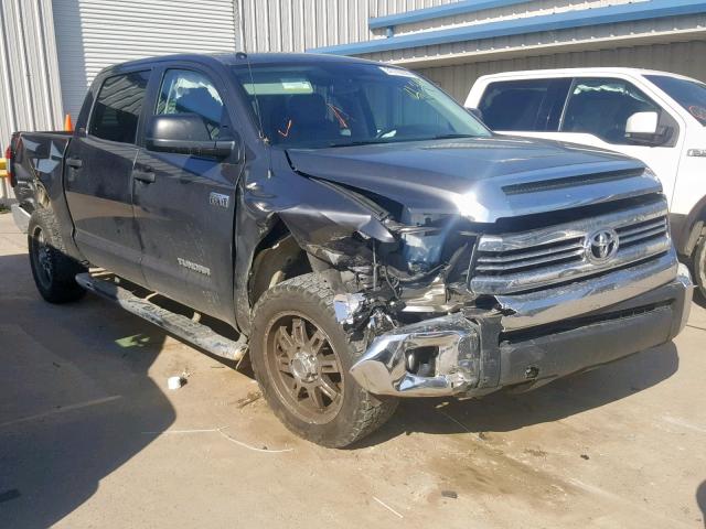 5TFEW5F17GX195145 - 2016 TOYOTA TUNDRA CRE GRAY photo 1