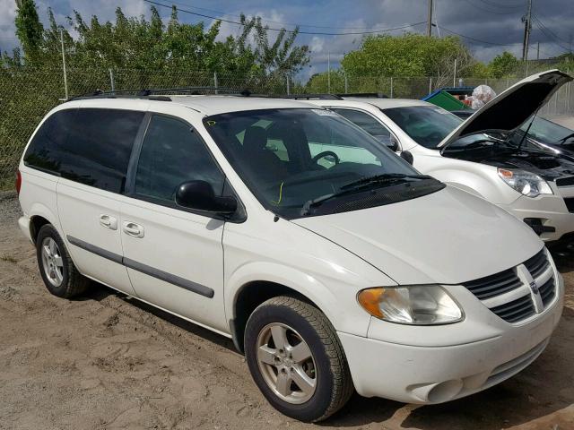 1D4GP45R15B101071 - 2005 DODGE CARAVAN SX WHITE photo 1