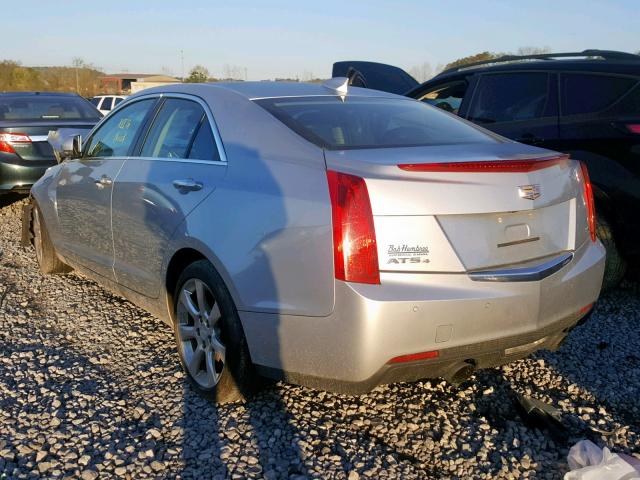 1G6AH5R34F0101125 - 2015 CADILLAC ATS LUXURY SILVER photo 3