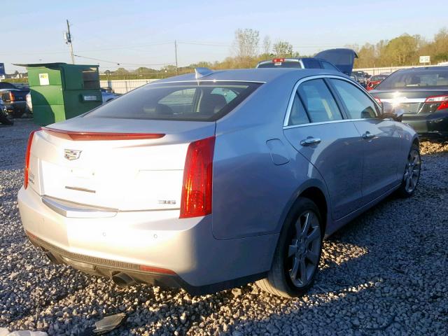 1G6AH5R34F0101125 - 2015 CADILLAC ATS LUXURY SILVER photo 4