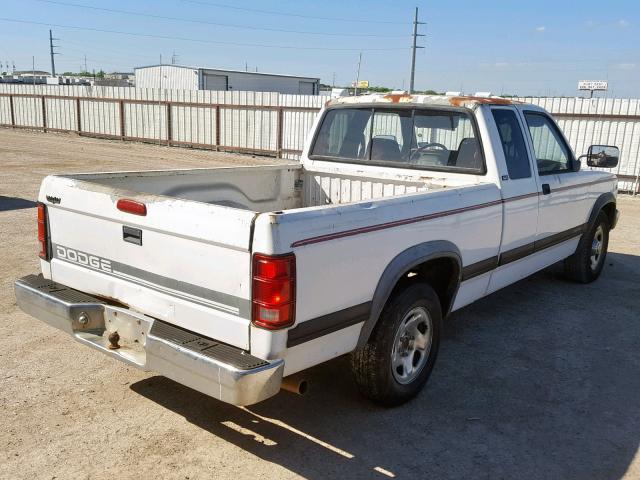 1B7GL23X4SS283858 - 1995 DODGE DAKOTA WHITE photo 4