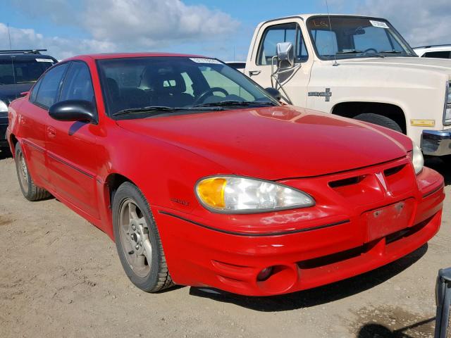 1G2NW52EX2C229303 - 2002 PONTIAC GRAND AM G RED photo 1