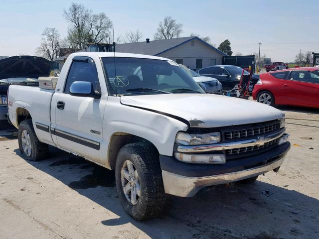 1GCEK14T9XZ214050 - 1999 CHEVROLET SILVERADO WHITE photo 1