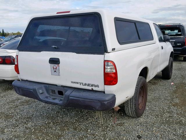 5TBJU32176S472923 - 2006 TOYOTA TUNDRA WHITE photo 4