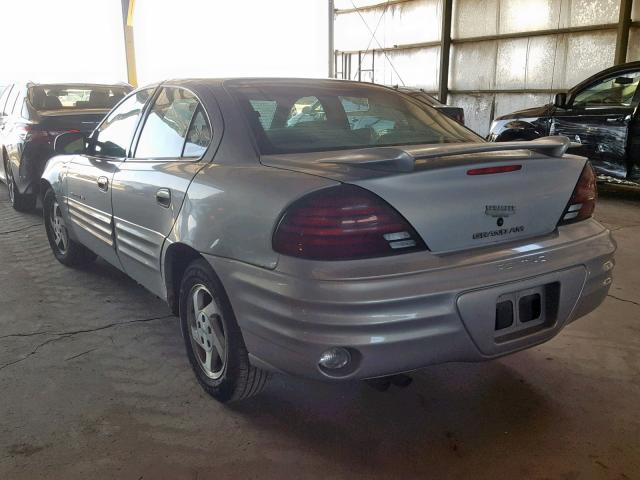 1G2NF52E3YC528334 - 2000 PONTIAC GRAND AM S SILVER photo 3
