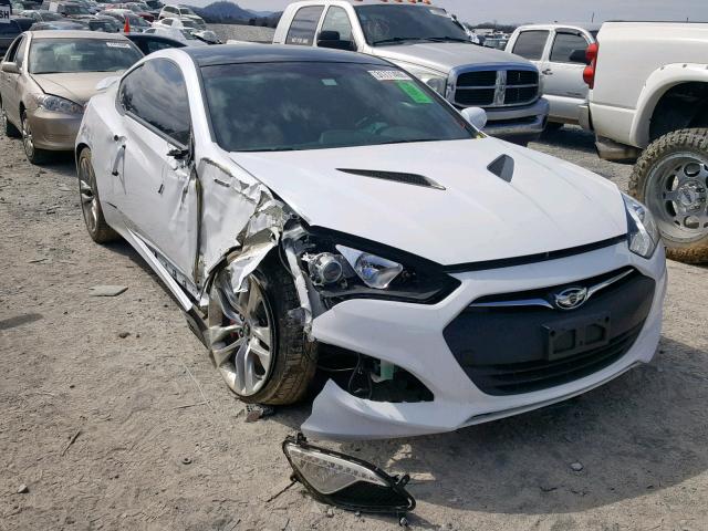 KMHHU6KJ9EU115403 - 2014 HYUNDAI GENESIS CO WHITE photo 1