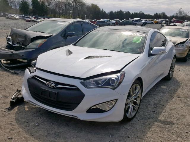 KMHHU6KJ9EU115403 - 2014 HYUNDAI GENESIS CO WHITE photo 2