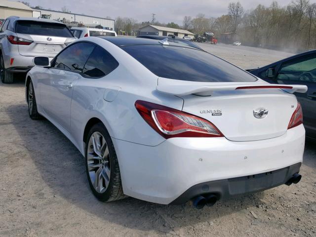 KMHHU6KJ9EU115403 - 2014 HYUNDAI GENESIS CO WHITE photo 3