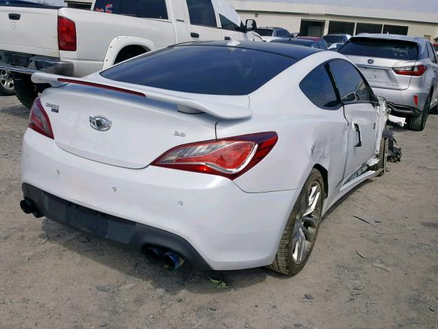 KMHHU6KJ9EU115403 - 2014 HYUNDAI GENESIS CO WHITE photo 4