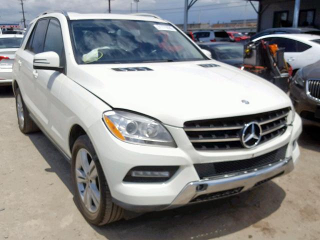 4JGDA5JB6DA164358 - 2013 MERCEDES-BENZ ML 350 WHITE photo 1