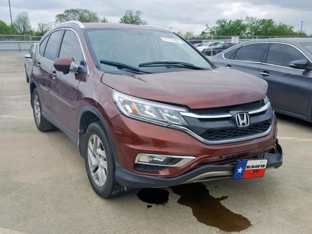 2HKRM3H78FH525141 - 2015 HONDA CR-V EXL BROWN photo 1