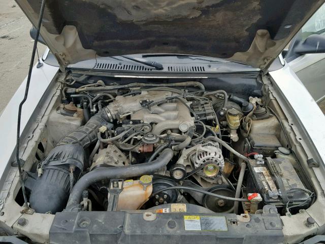 1FAFP40431F118449 - 2001 FORD MUSTANG SILVER photo 7