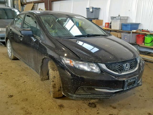 2HGFB2E21EH035676 - 2014 HONDA CIVIC DX BLACK photo 1