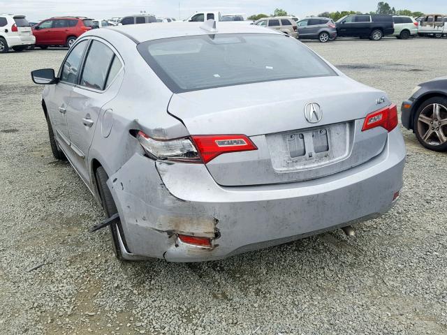 19VDE1F35DE007249 - 2013 ACURA ILX 20 GRAY photo 3