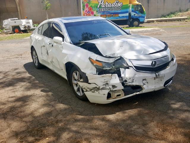 19UUA8F5XDA003991 - 2013 ACURA TL TECH WHITE photo 1