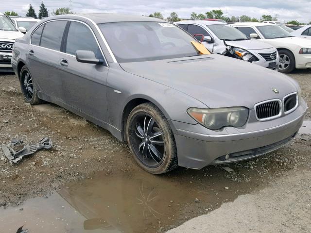 WBAGN634X4DS46924 - 2004 BMW 745 LI GRAY photo 1