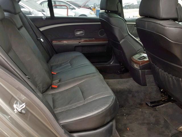 WBAGN634X4DS46924 - 2004 BMW 745 LI GRAY photo 6