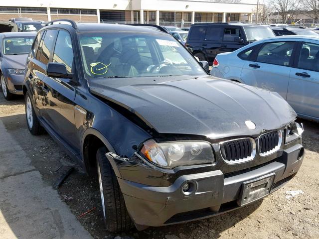 WBXPA73465WC46502 - 2005 BMW X3 2.5I BLACK photo 1