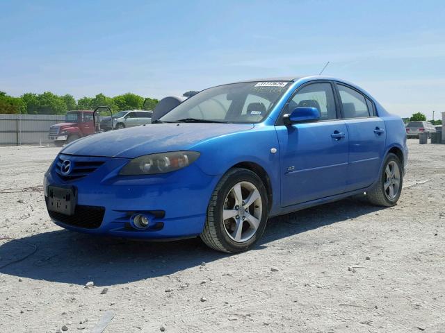 JM1BK323761445480 - 2006 MAZDA 3 S BLUE photo 2