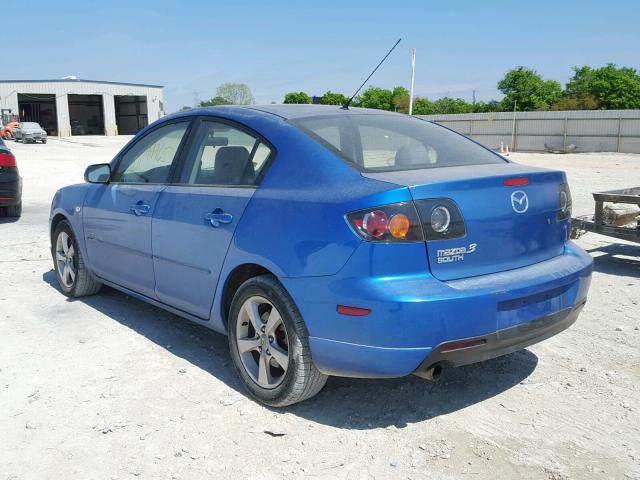 JM1BK323761445480 - 2006 MAZDA 3 S BLUE photo 3