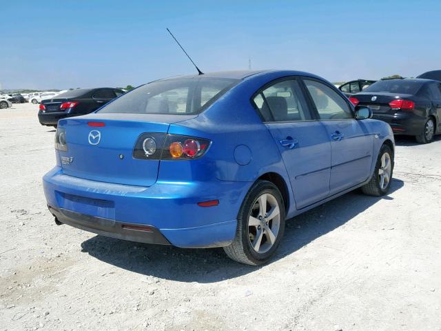 JM1BK323761445480 - 2006 MAZDA 3 S BLUE photo 4