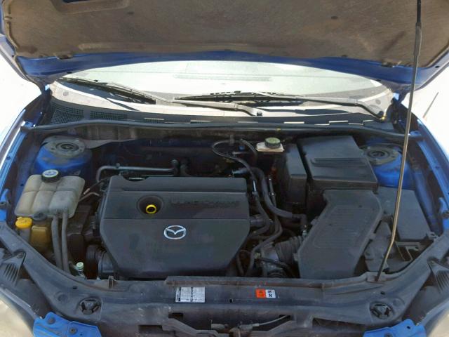 JM1BK323761445480 - 2006 MAZDA 3 S BLUE photo 7