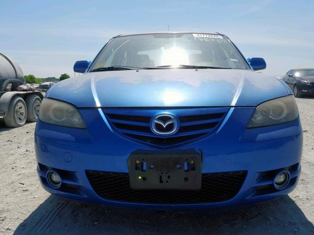 JM1BK323761445480 - 2006 MAZDA 3 S BLUE photo 9