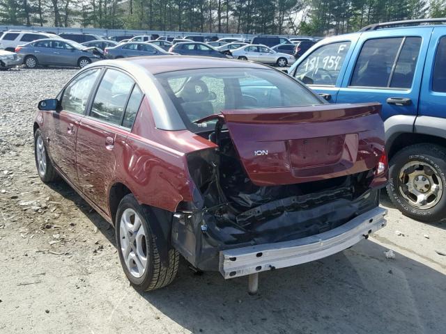 1G8AL52F73Z118759 - 2003 SATURN ION LEVEL RED photo 3