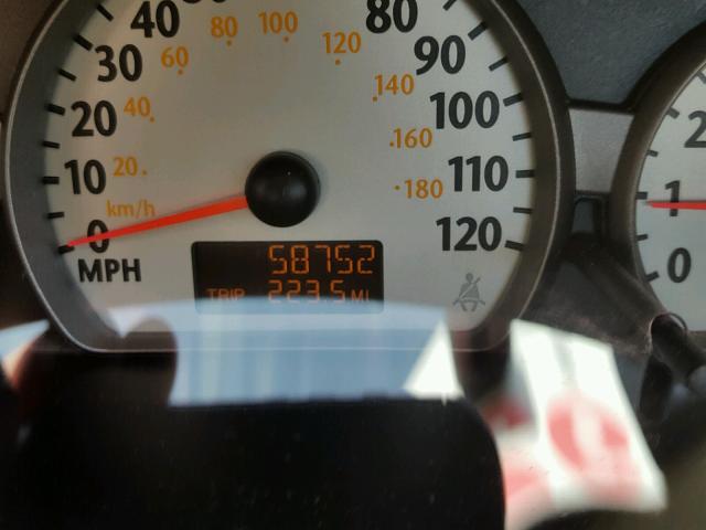 1G8AL52F73Z118759 - 2003 SATURN ION LEVEL RED photo 8