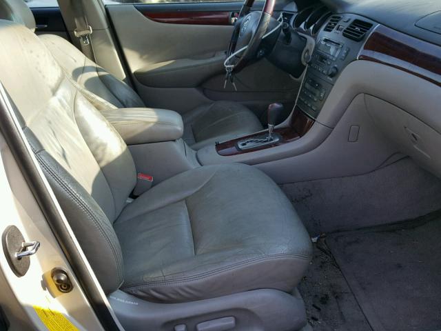 JTHBF30G836004996 - 2003 LEXUS ES 300 SILVER photo 5