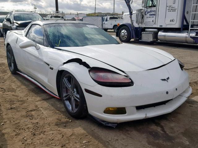 1G1YY26W085105843 - 2008 CHEVROLET CORVETTE WHITE photo 1